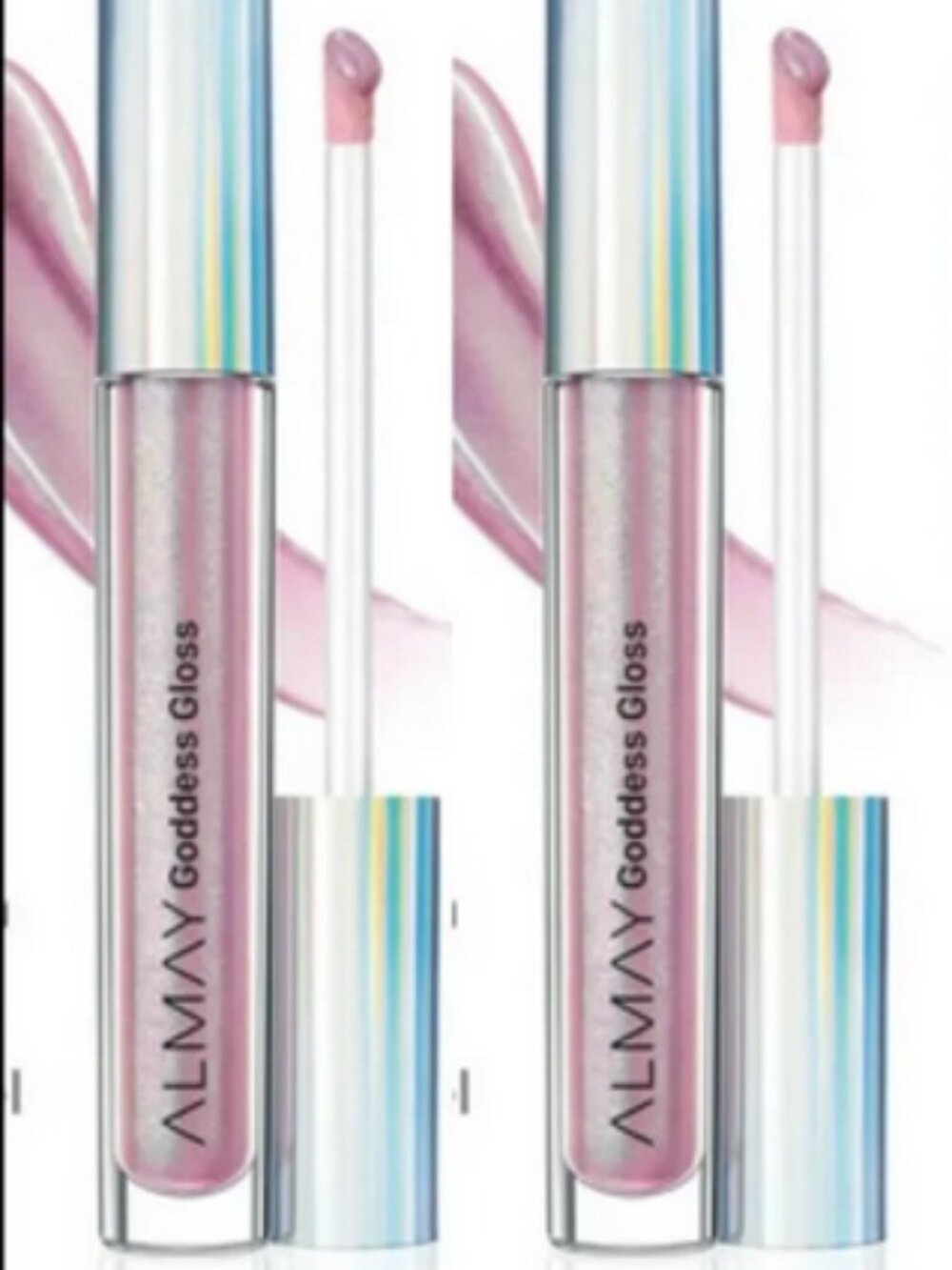 LOT OF 2 Almay Goddess Holographic Lip Gloss NEW